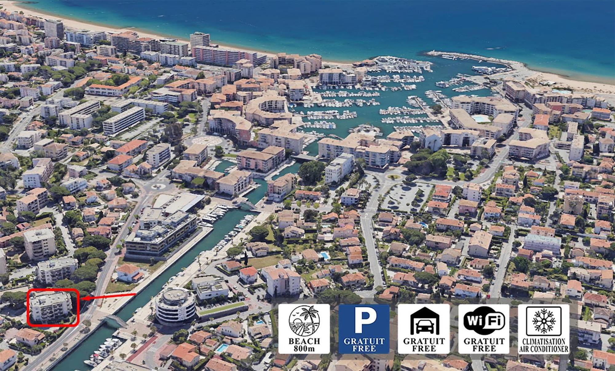 Chic Appart Du Port Fréjus 外观 照片